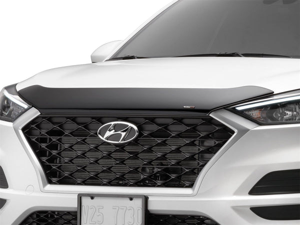 Weathertech - Low Profile Aerodynamic Hood Protector - Dark Smoke 16-21 Hyundai Tucson - 55163