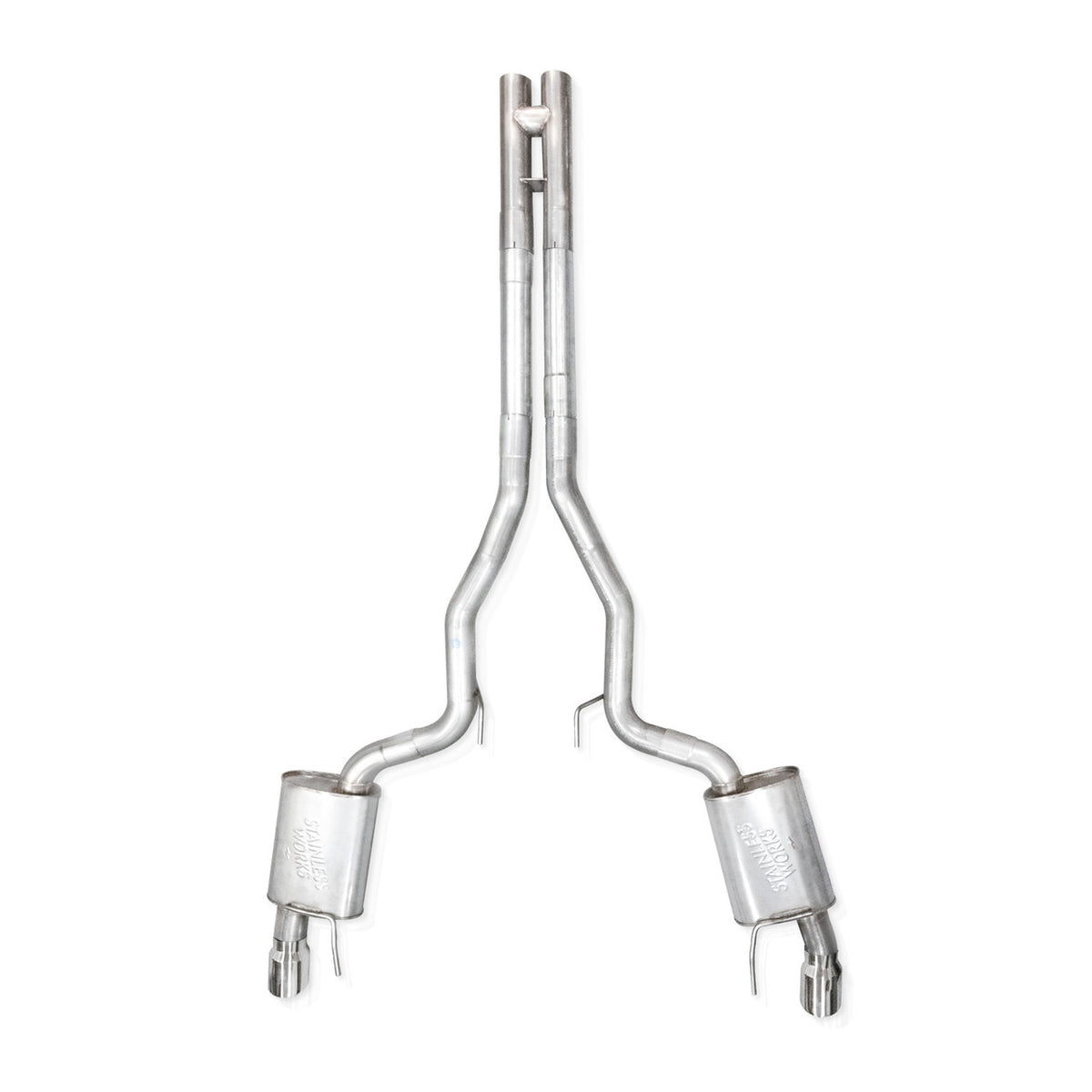 Stainless Works - 2024-26 Mustang GT Catback Dual Tips - M24CBXFCR