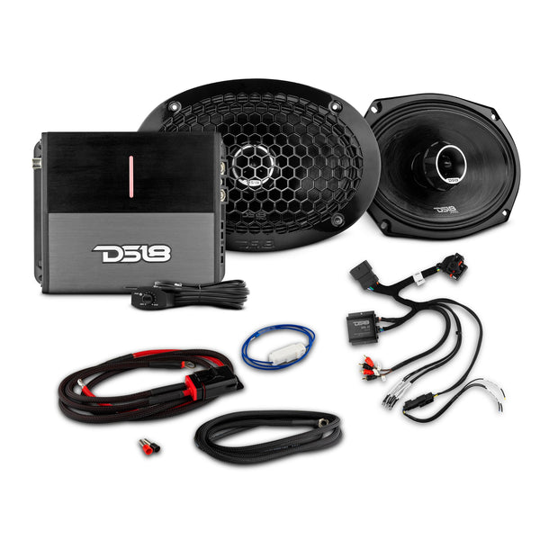 2014+Davidson Street Glide or Road Glide Rear Upgrade Package PRO Speakers - HARLEY.PKG2 - front view
