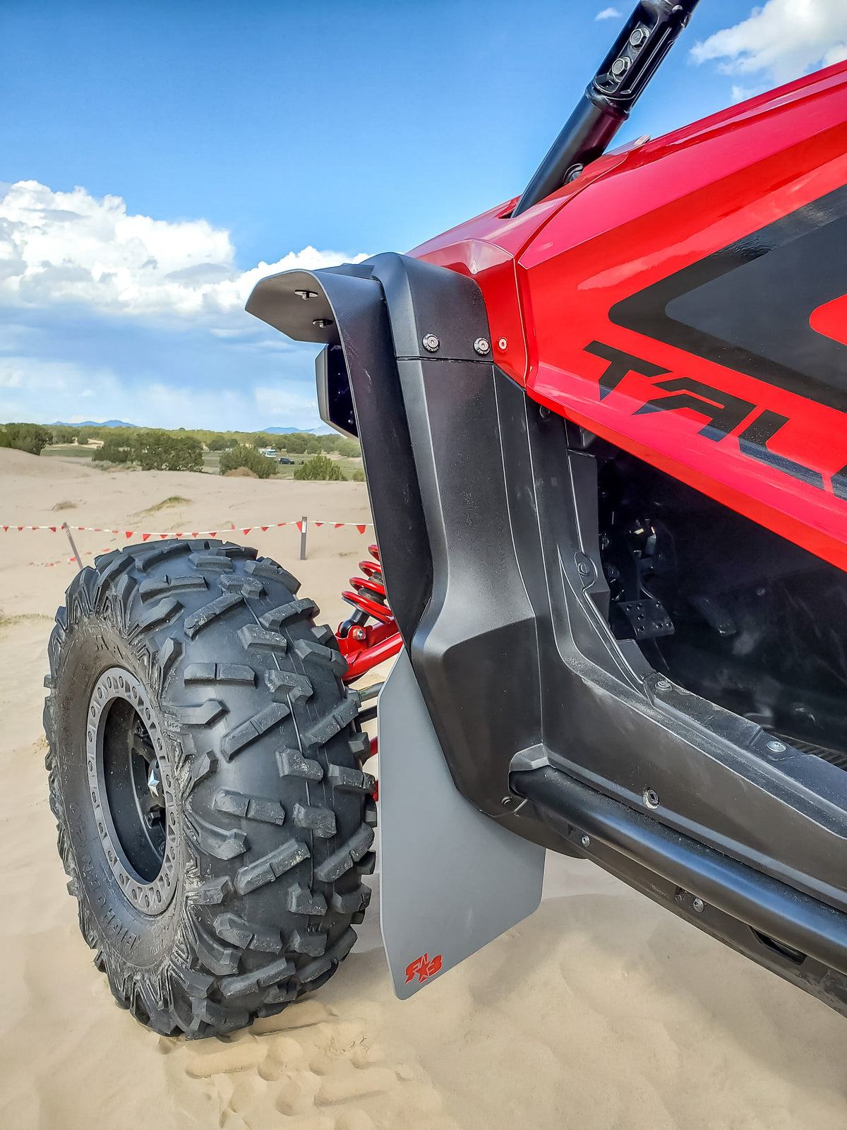 RokBlokz 2019+ Honda Talon 1000 R 1000 X featuring Mud Flaps/fender extension kit - Front driver