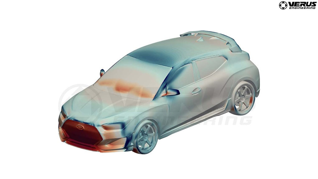 Verus - Hood Louver Kit - Hyundai Veloster - A0387A