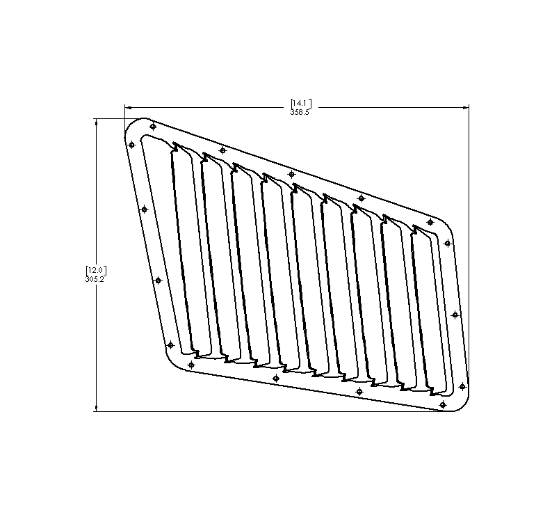 Verus - Hood Louver Kit - Miata MX5 (ND) - A0080A
