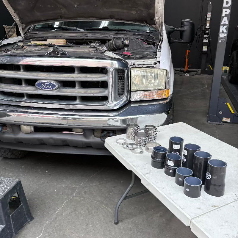 S&B Hot and Cold Side Boot Kit for 1999.5-2003 Ford F250/F350, 7.3L Powerstroke - 83-2011