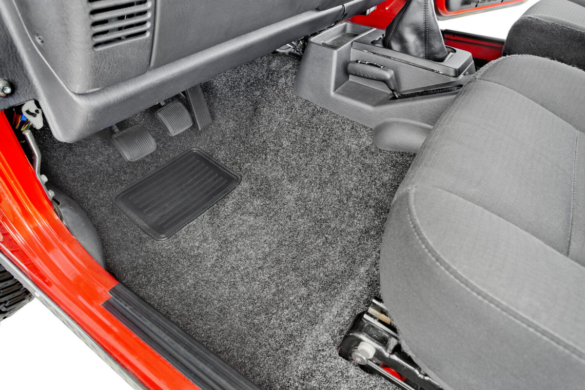 Husky Liners Jeep Liner for 97-06 Jeep Wangler TJ/04-06 LJ (w/o Ctr Cnsl - w/Heat Shld)