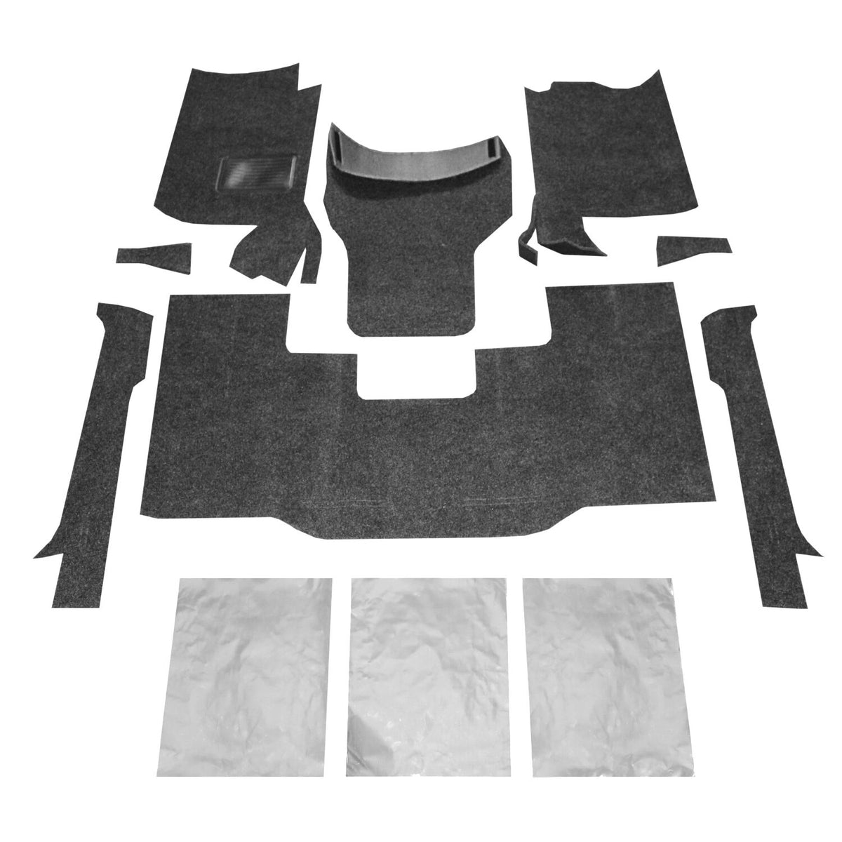 Husky Liners Jeep Liner for 76-95 Jeep Wrangler/CJ7 (Incl. Heat Shields)
