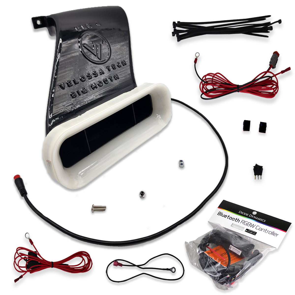 Velossa Tech - 2021+ Hyundai Elantra N-Line BIG MOUTH &quot;LIT KIT&quot; Ram Air Intake Snorkel