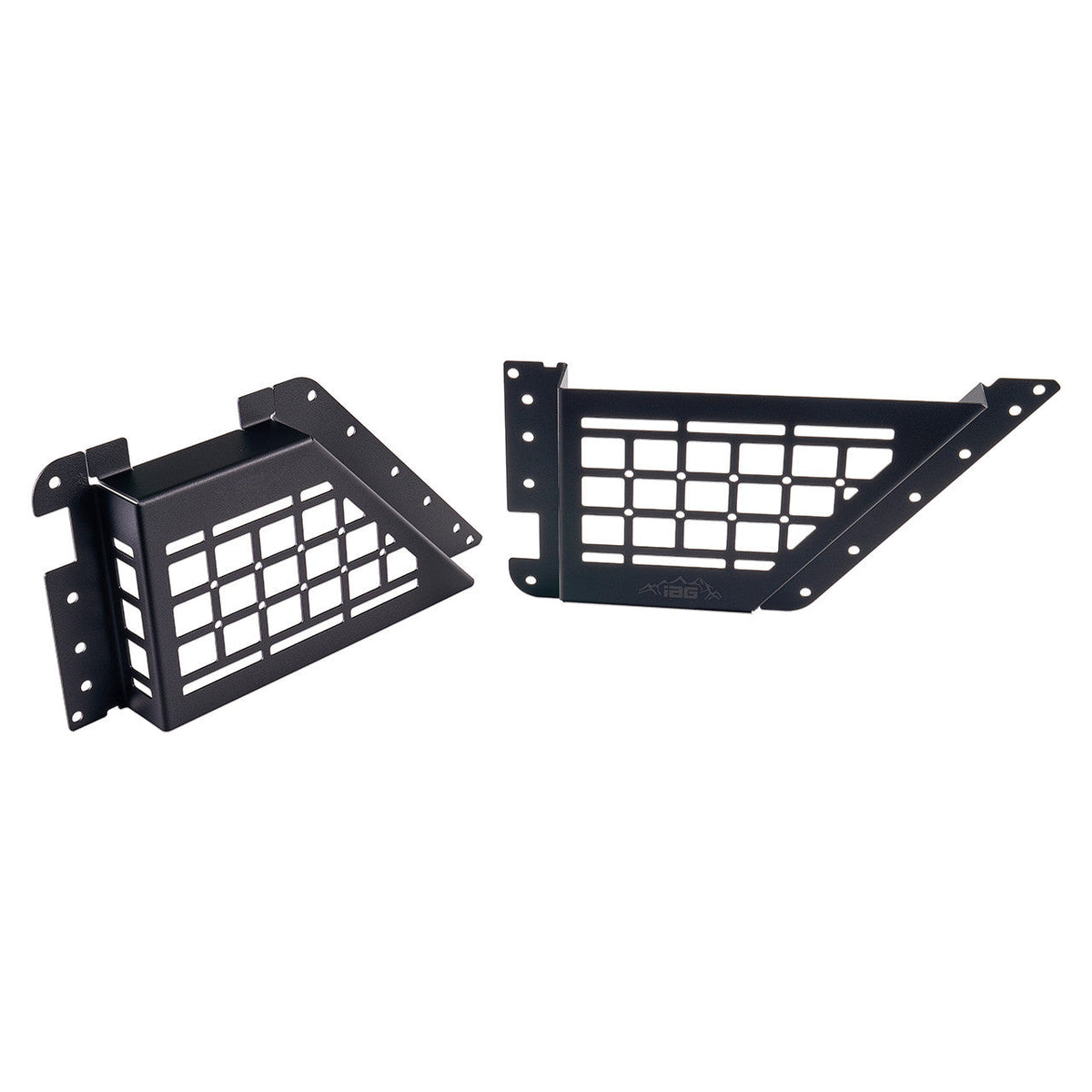 IAG Front Black Steel MOLLE Door Bin for 2021+ Ford Bronco - IAG-ACC-F1080-03