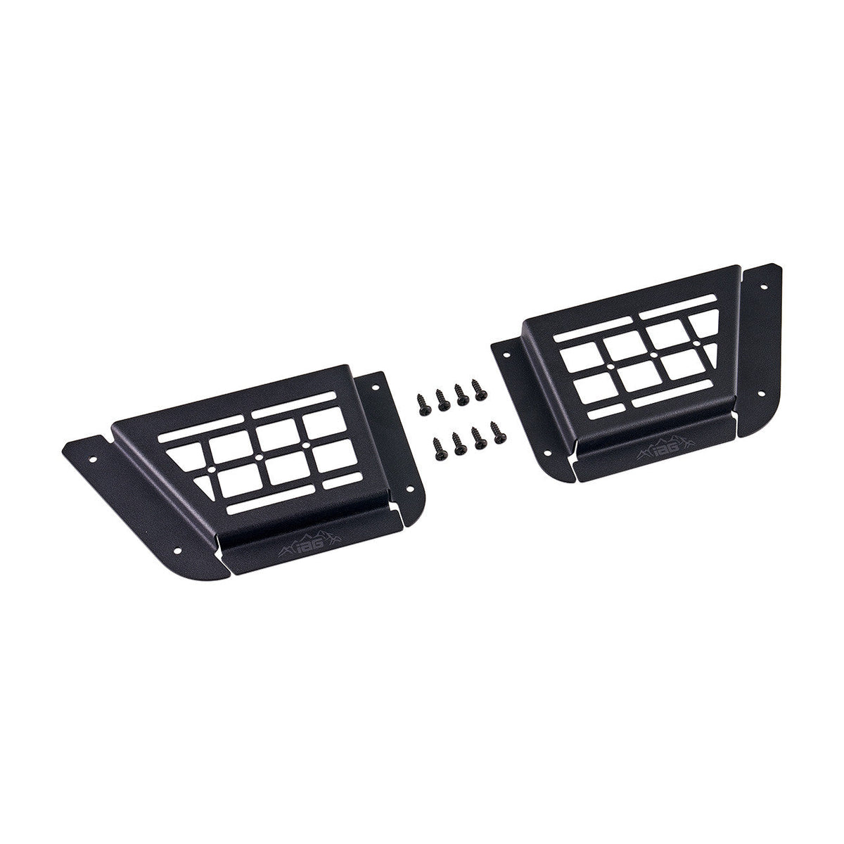IAG Rear Black Steel MOLLE Door Bin for 2021+ Ford Bronco 4 Door - IAG-ACC-F1081-02