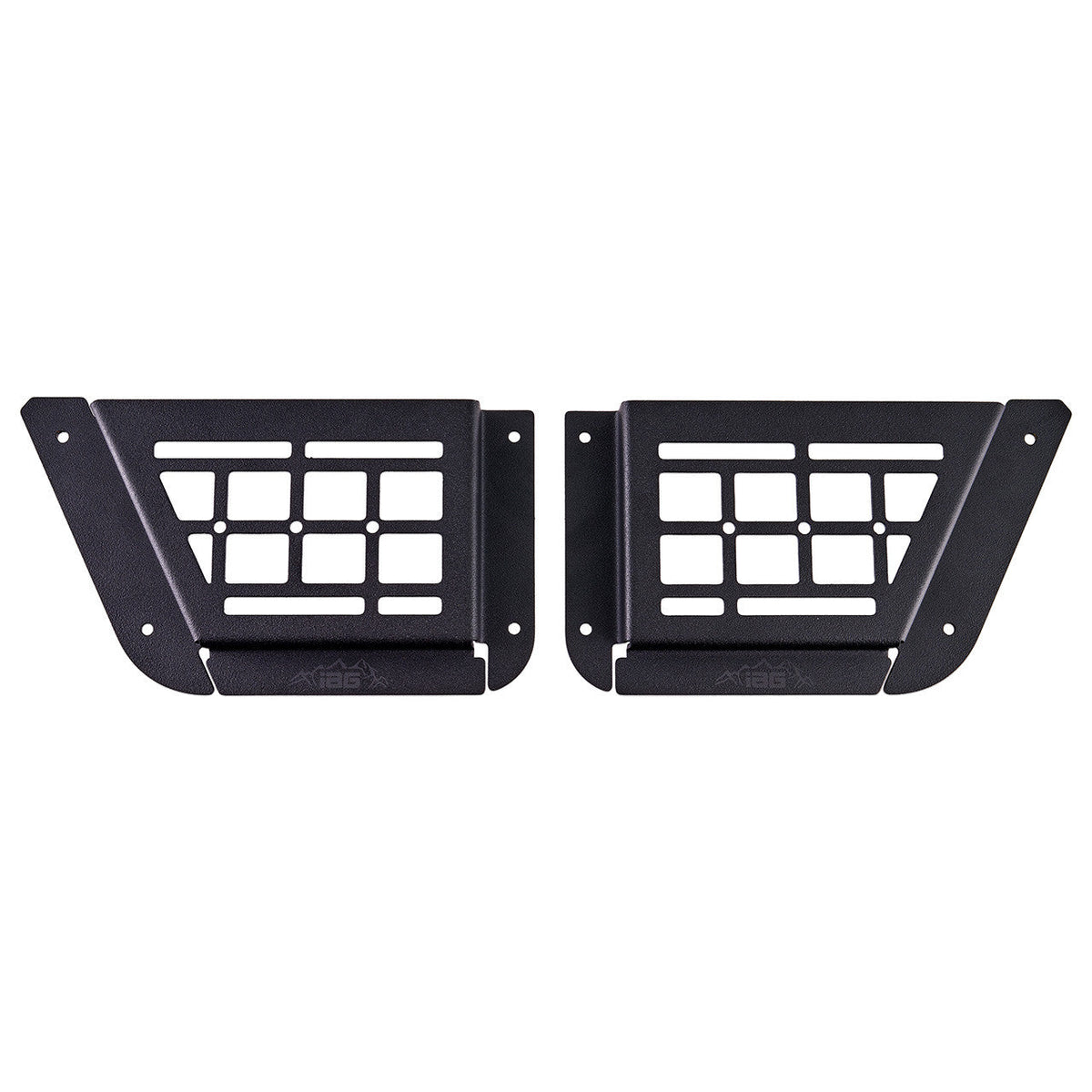 IAG Rear Black Steel MOLLE Door Bin for 2021+ Ford Bronco 4 Door - IAG-ACC-F1081-05
