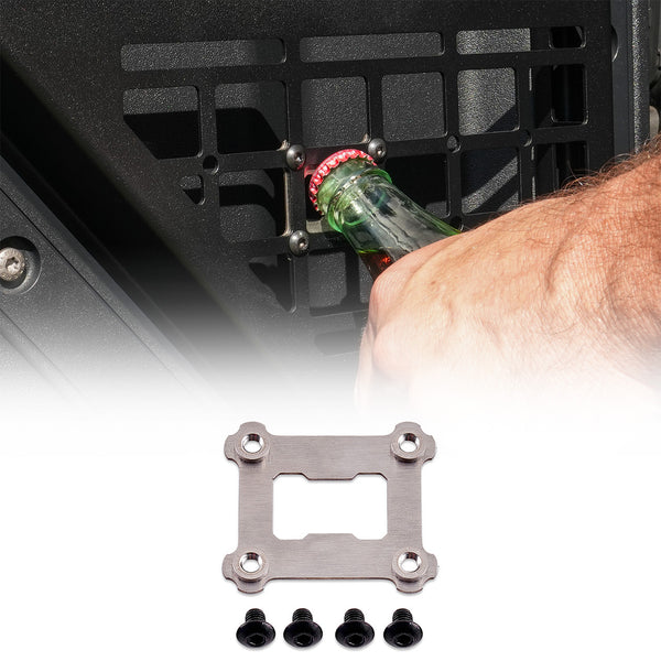 IAG Off-Road - IAG Stainless Steel MOLLE Panel Bottle Opener - IAG-ACC-F1083