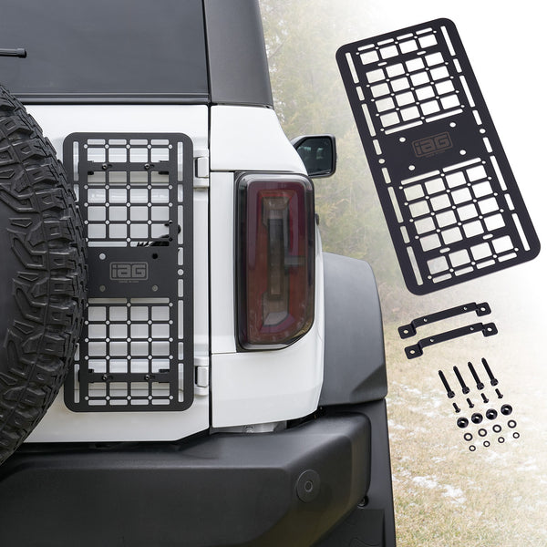 IAG Off-Road - IAG Off-Road Tailgate MOLLE Panel For 2021+ Ford Bronco - IAG-ACC-F1084