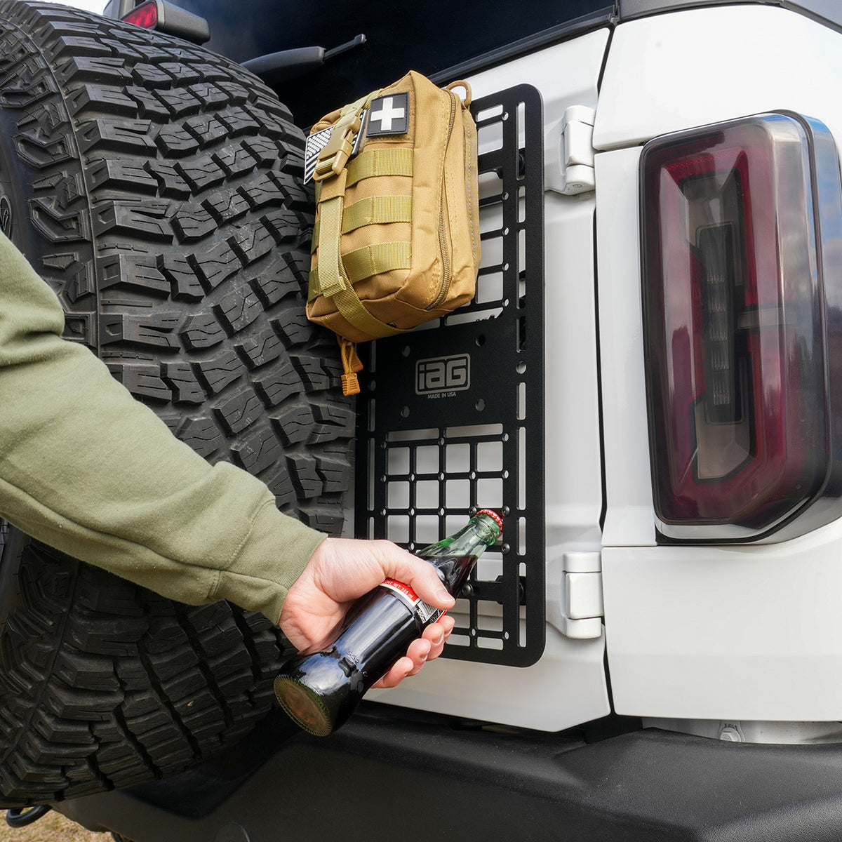 IAG Off-Road - IAG Off-Road Tailgate MOLLE Panel For 2021+ Ford Bronco - IAG-ACC-F1084