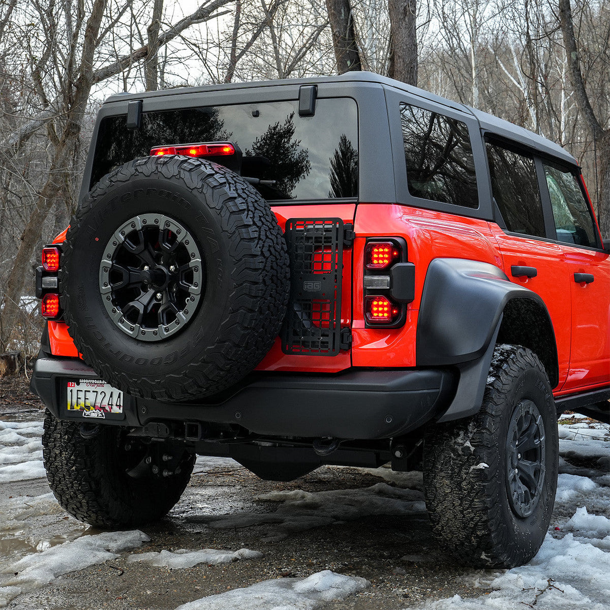 IAG Tailgate MOLLE Panel for 2021+ Ford Bronco Equipped with IAG X-Bra - IAG-ACC-F1085-03
