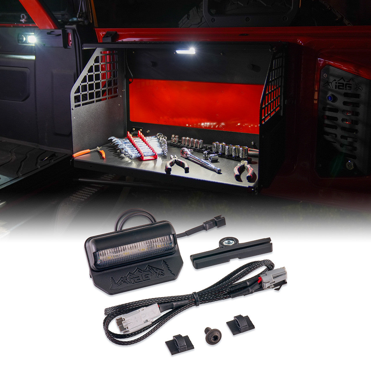 IAG Multilevel Tailgate Table Light for 2021+ Ford Bronco - IAG-ACC-F1087-01