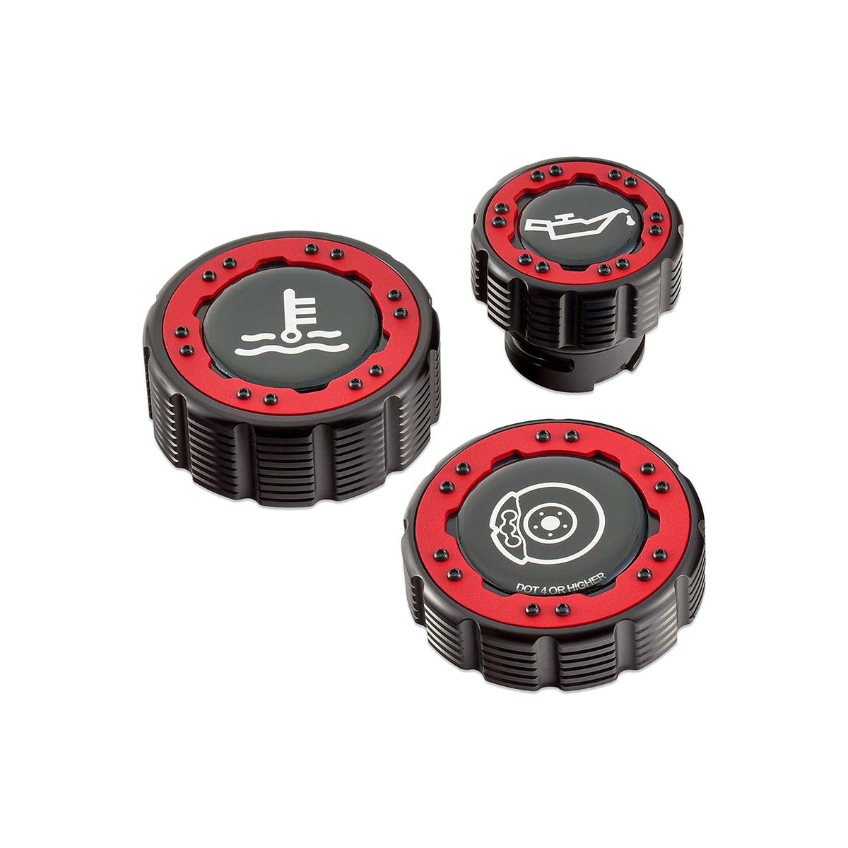 IAG Off-Road Beadlock Cap Kit for 2015+ Ford F-150, 17+ F-150 Raptor - IAG-ACC-F1097BK for 2015-2026 Ford F-150 - view 8