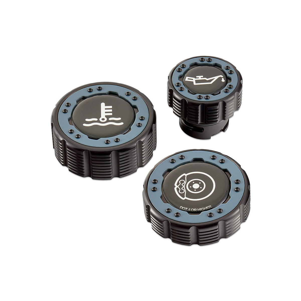 IAG Off-Road Beadlock Cap Kit for 2015+ Ford F-150, 17+ F-150 Raptor - IAG-ACC-F1097BK for 2015-2026 Ford F-150 - view 16