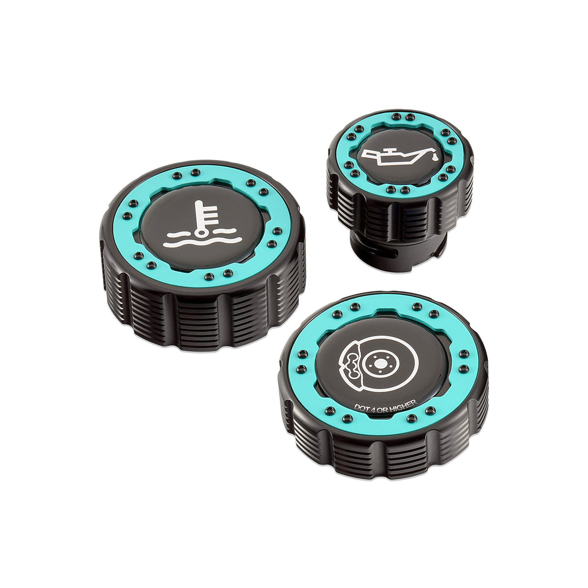 IAG Off-Road Beadlock Cap Kit for 2015+ Ford F-150, 17+ F-150 Raptor - IAG-ACC-F1097BK for 2015-2026 Ford F-150 - view 20