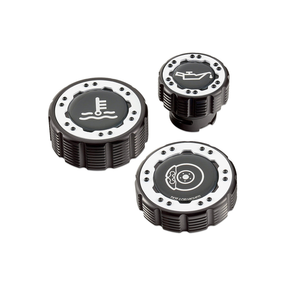 IAG Off-Road Beadlock Cap Kit for 2015+ Ford F-150, 17+ F-150 Raptor - IAG-ACC-F1097BK for 2015-2026 Ford F-150 - view 24