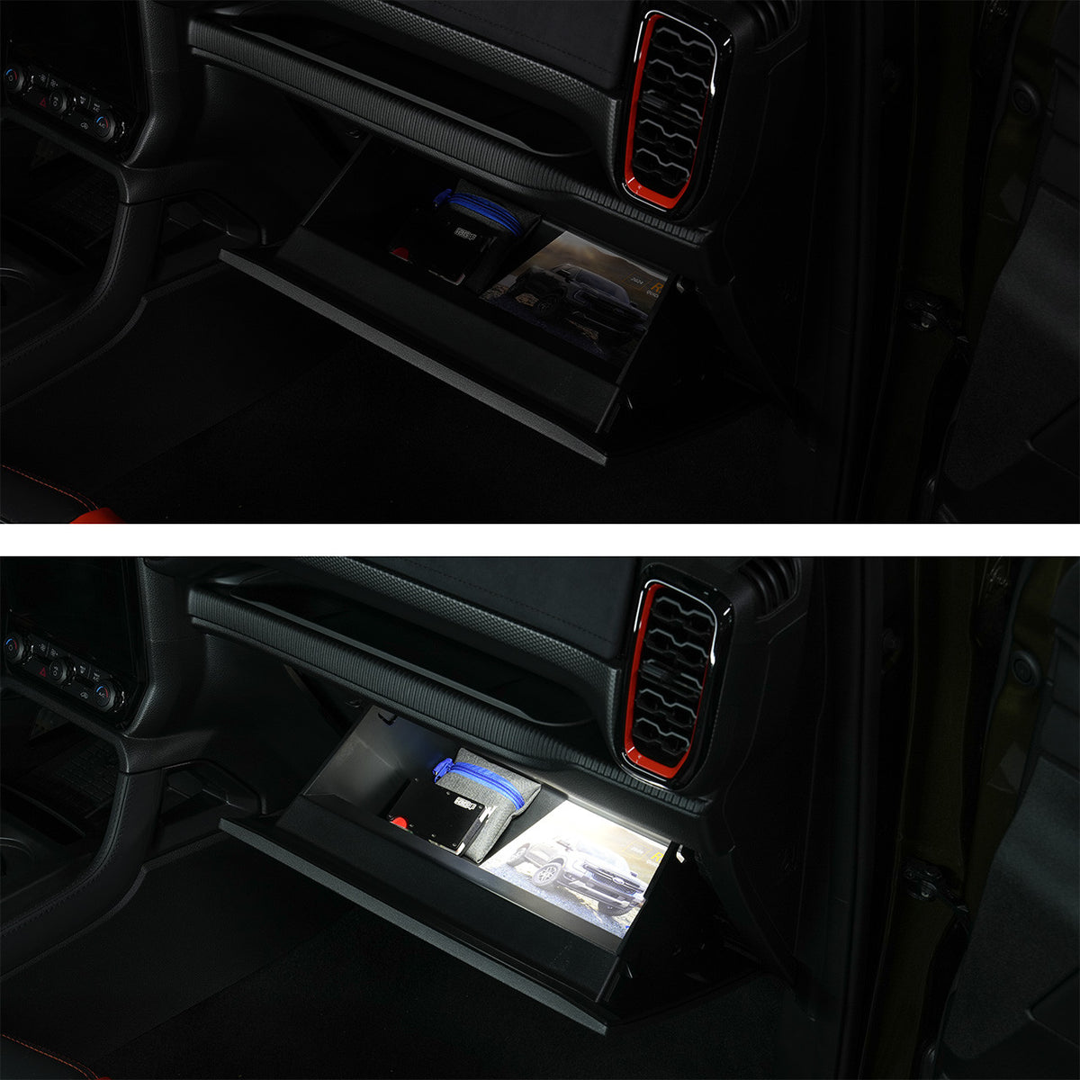 IAG Off-Road - IAG Off-Road Glove Box Light For 2024+ Ford Ranger/Ranger Raptor - IAG-ACC-F1102
