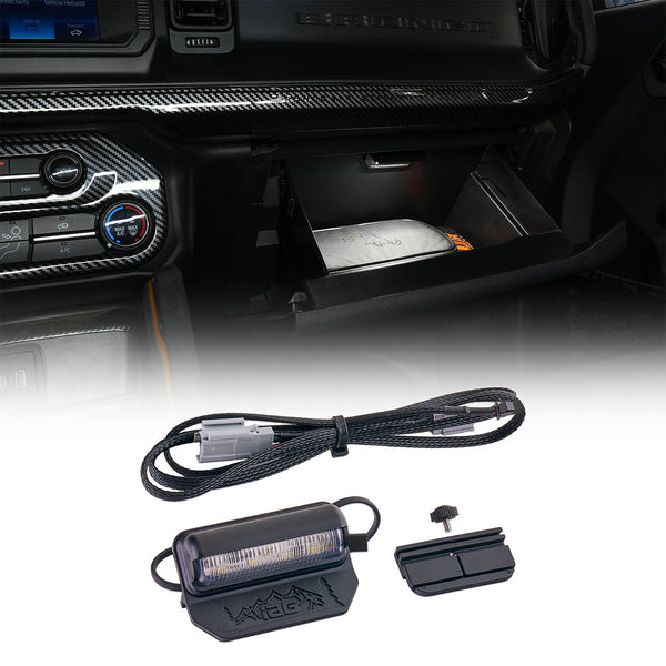 IAG Off-Road - IAG Off-Road Glove Box Light For 2021+ Ford Bronco & Bronco Raptor - IAG-ACC-F1103