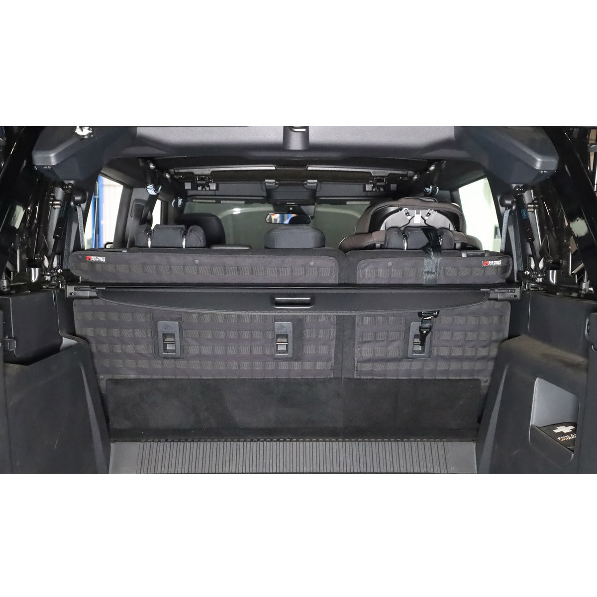 IAG I-Line Retractable Rear Cargo Cover for 2021+ Ford Bronco Four Door Soft Top