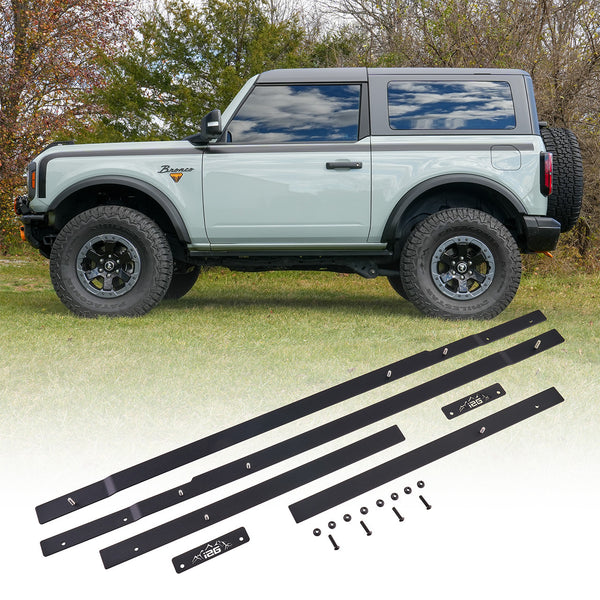 IAG Off-Road - IAG Pinch Weld Covers For 2021+ Ford Bronco Two Door - IAG-BDY-F1015