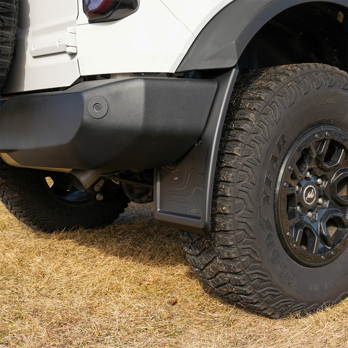 IAG Trail Shield Adjustable Mud Flaps Rear Set Only For 2021+ Ford Bro - IAG-BDY-F1303-23