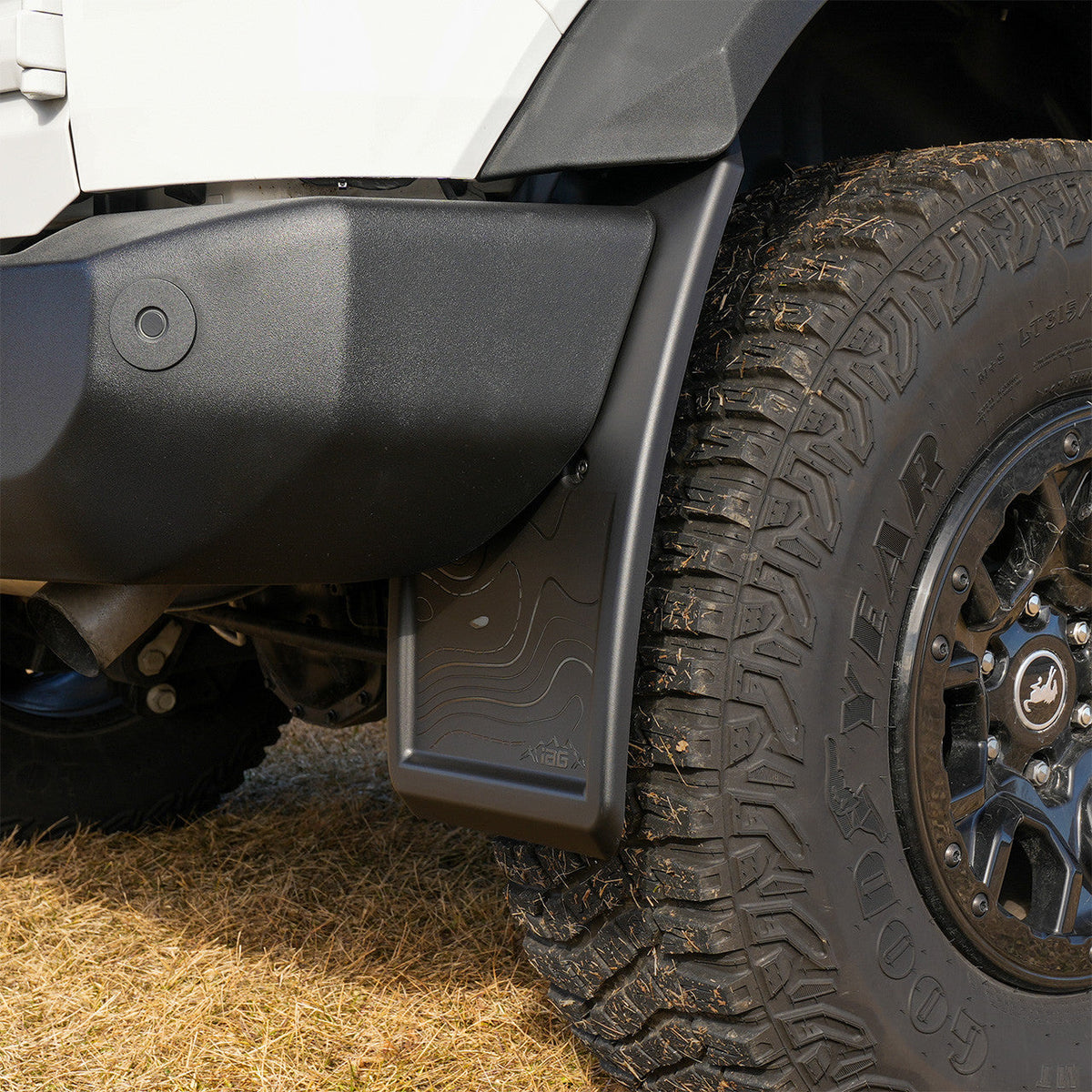 IAG Trail Shield Adjustable Mud Flaps Rear Set Only For 2021+ Ford Bro - IAG-BDY-F1303-24