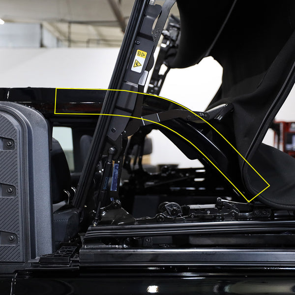 IAG Performance Roll Bar Paint Protection Film Kit for 2021+ Ford Bronco (4 Door Soft Top) - IAG-BDY-F2070 for 2021-2026 Ford