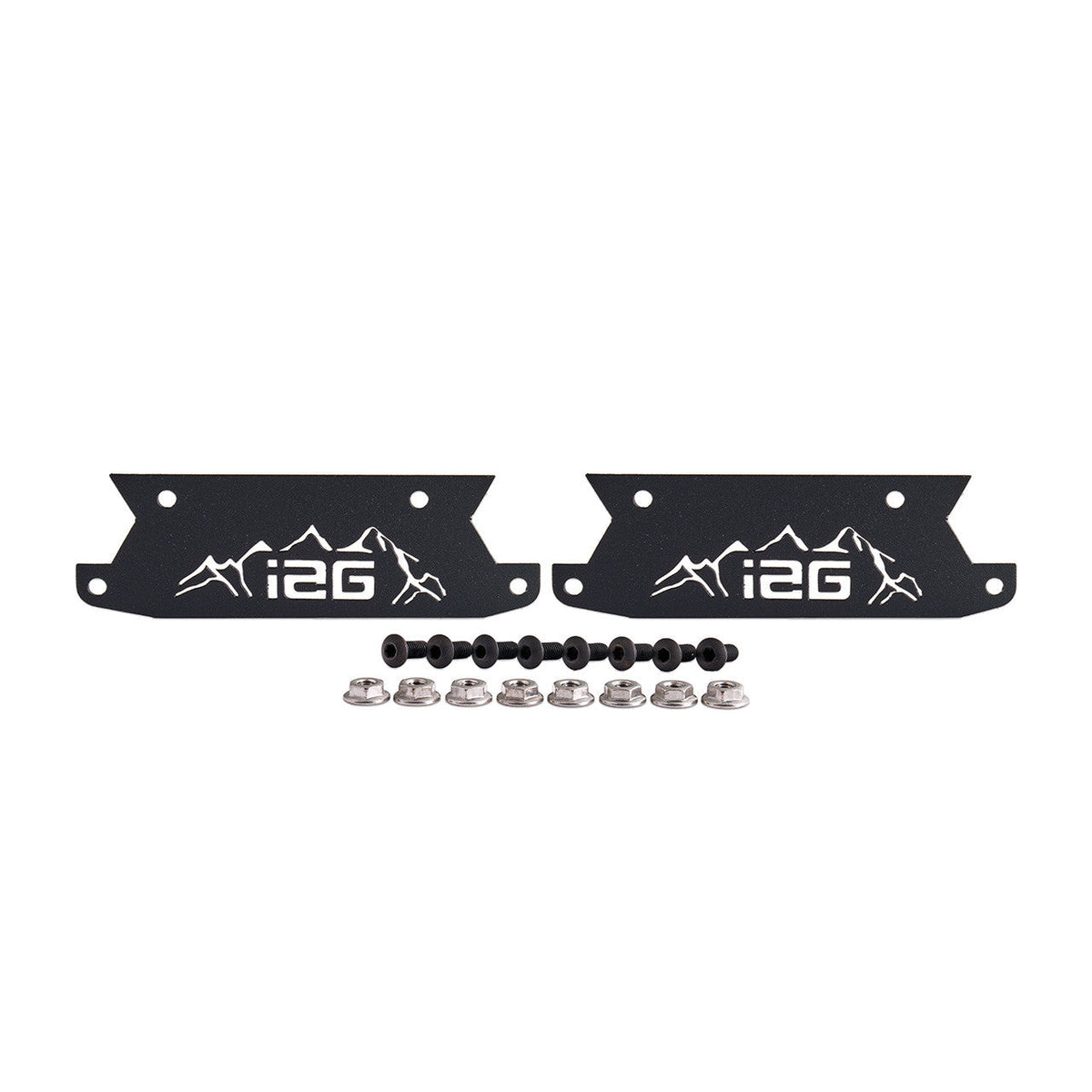 IAG Color Logo Plates - Black, Blue, Orange, Red, Area51, Pink, Teal,  - IAG-BDY-F2200BKP-01