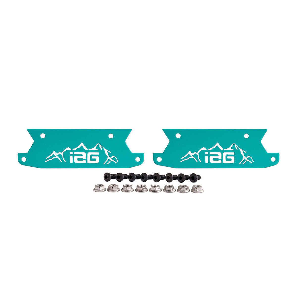 IAG Color Logo Plates - Black, Blue, Orange, Red, Area51, Pink, Teal,  - IAG-BDY-F2200GTP-01
