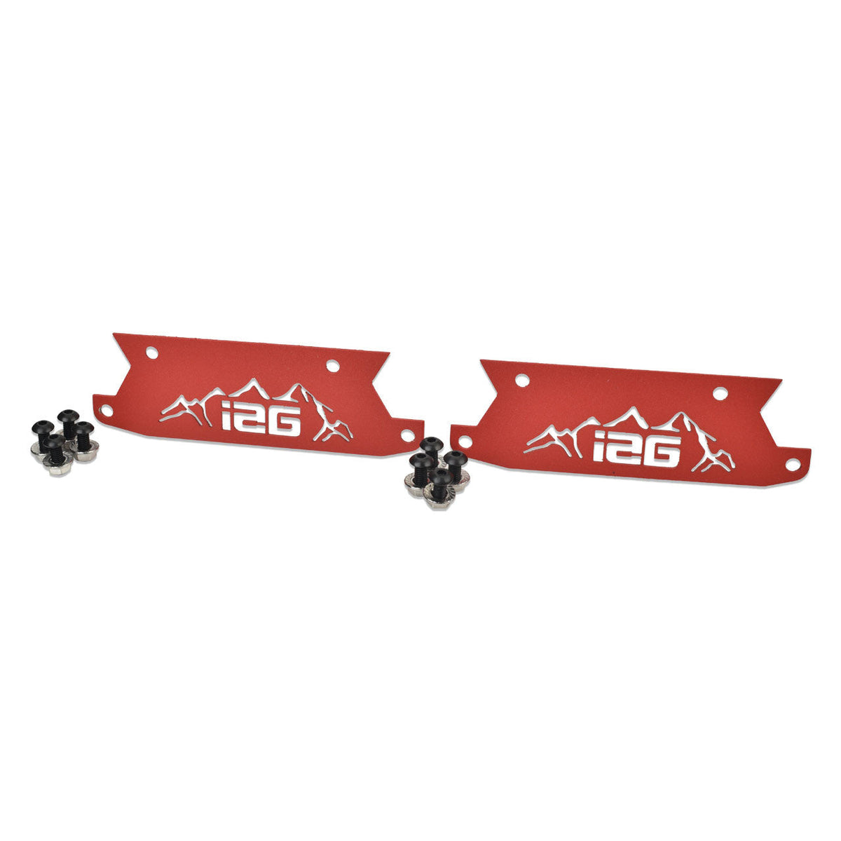 IAG Color Logo Plates - Black, Blue, Orange, Red, Area51, Pink, Teal,  - IAG-BDY-F2200RDP-01