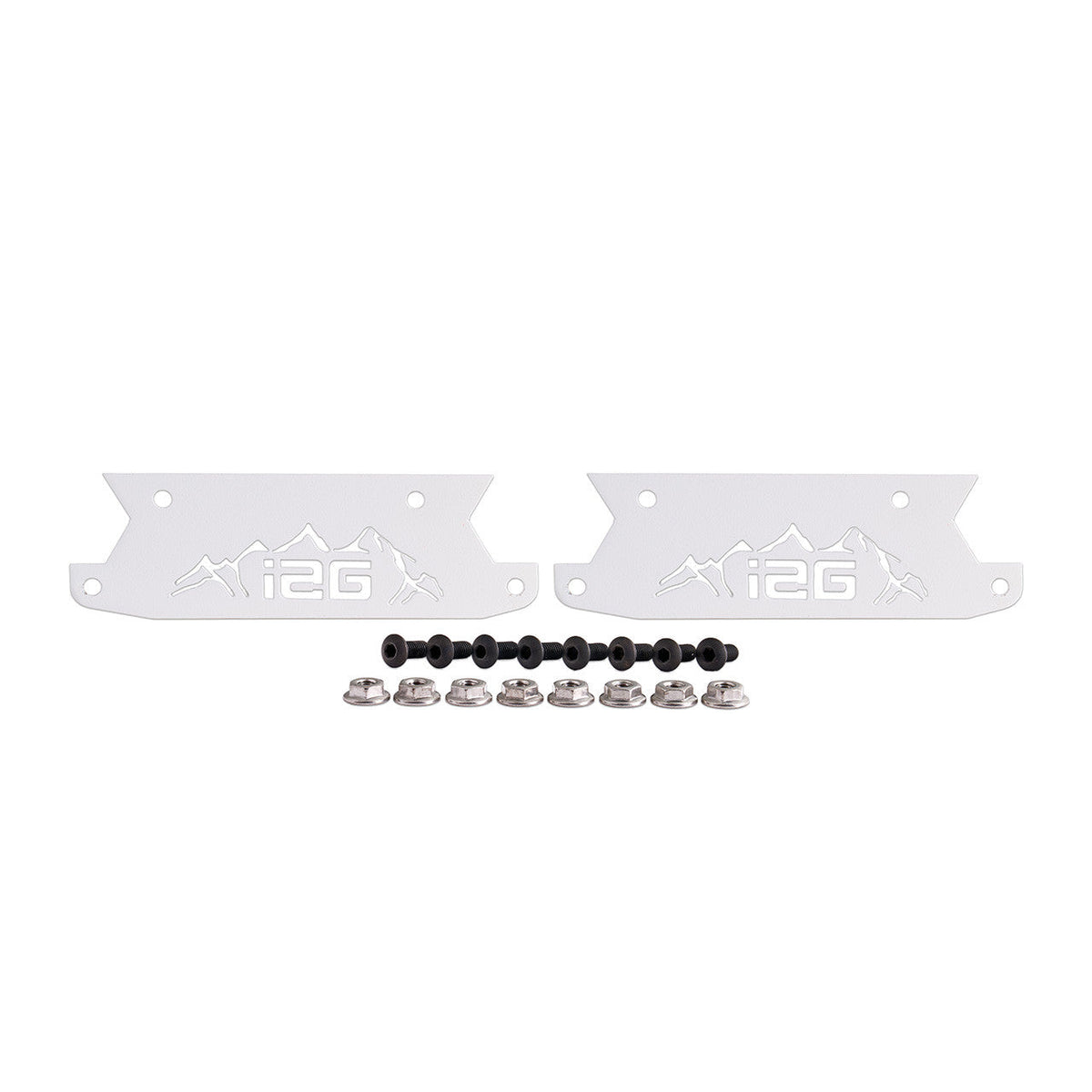 IAG Color Logo Plates - Black, Blue, Orange, Red, Area51, Pink, Teal,  - IAG-BDY-F2200WHP-01