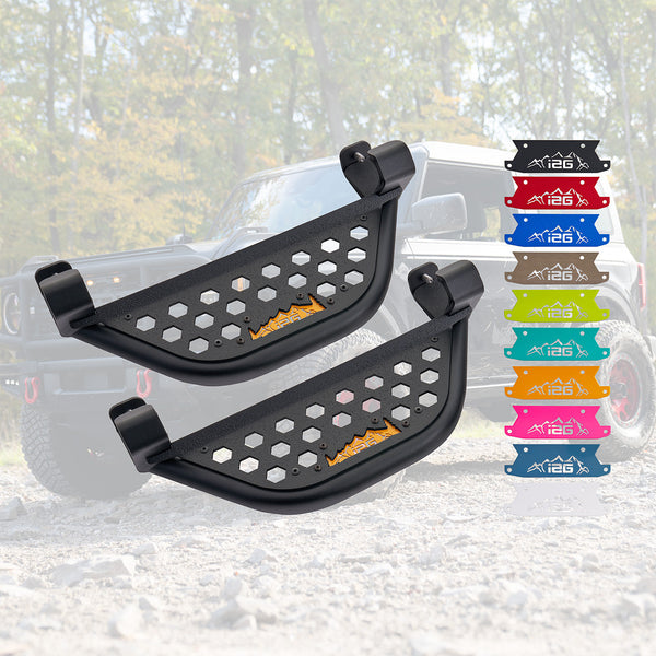 IAG V2 EZ-Step Add-on for 2021+ Ford Bronco - IAG-BDY-F2223 for 2021-2026 Ford Bronco - front view