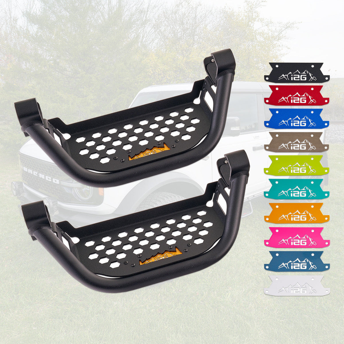 IAG - IAG V3 Drop Down EZ-Step Add-on For 2021+ Ford Bronco - IAG-BDY-F2227-OPT-01