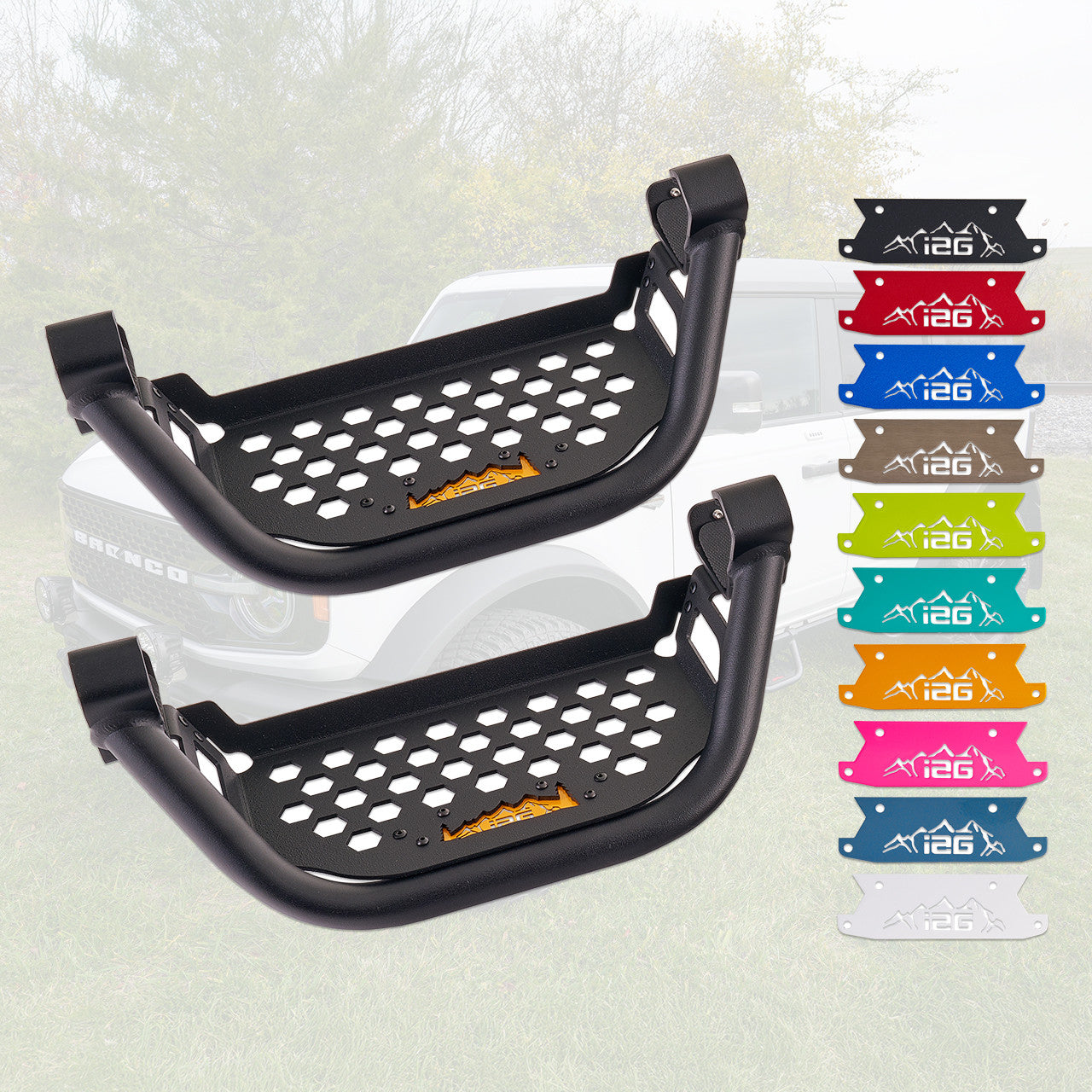 IAG - IAG V3 Drop Down EZ-Step Add-on For 2021+ Ford Bronco - IAG-BDY-F2227-OPT-01
