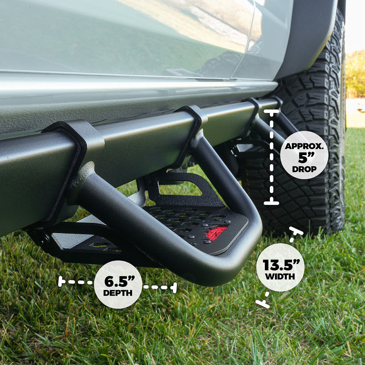 IAG - IAG V3 Drop Down EZ-Step Add-on For 2021+ Ford Bronco - IAG-BDY-F2229-OPT-15