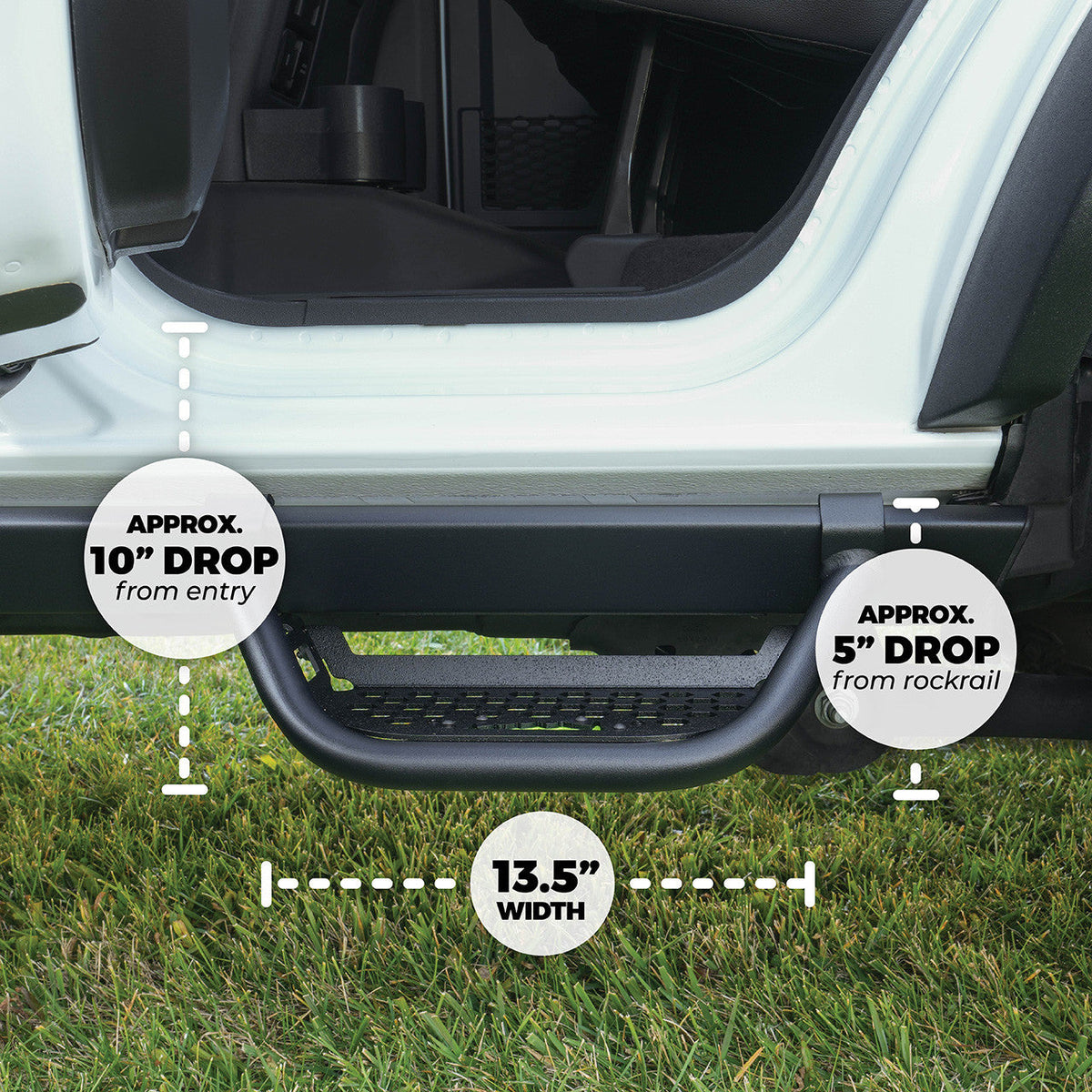 IAG - IAG V3 Drop Down EZ-Step Add-on For 2021+ Ford Bronco - IAG-BDY-F2229-OPT-20