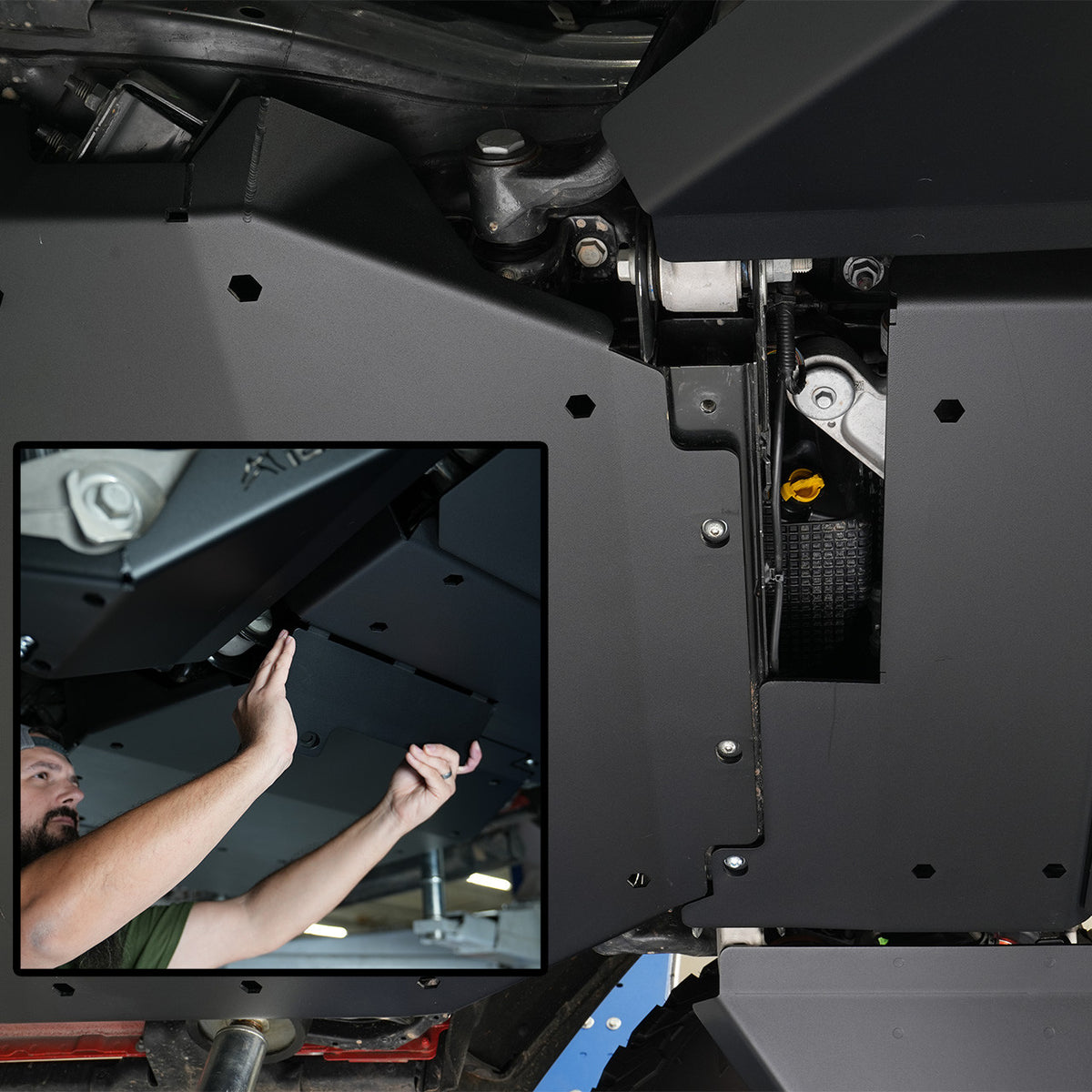 IAG Rock Armor Engine Skid Plate for 2022+ Bronco Raptor - IAG-BDY-F2311