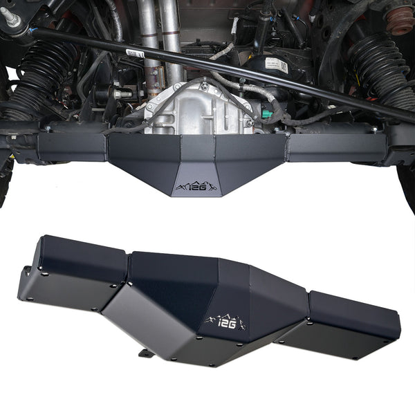IAG Rock Armor Rear Differential Skid Plate for 2022+ Bronco Raptor - IAG-BDY-F2314 by IAG Off-Road - front view