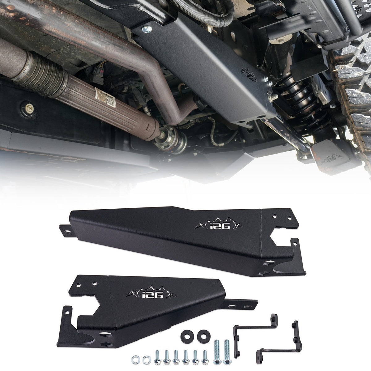 IAG Off-Road - IAG Rock Shield™ Rear Lower Trailing Arm Skid Plate For 2021+ Ford Bronco - IAG-BDY-F2315
