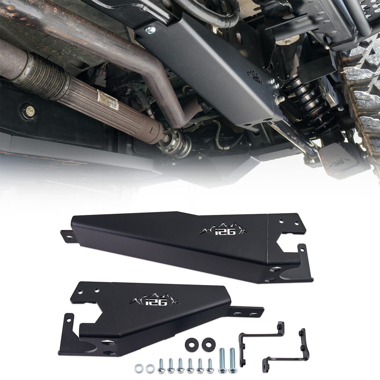 IAG Off-Road - IAG Rock Shield™ Rear Lower Trailing Arm Skid Plate For 2021+ Ford Bronco - IAG-BDY-F2315