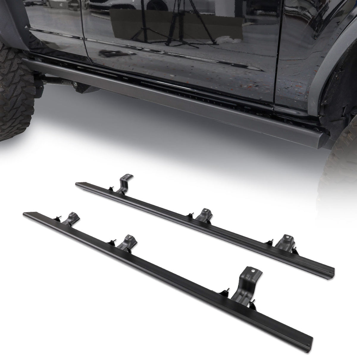 IAG I-Line Factory Style Rock Rail 2021 Ford Bronco Four Door