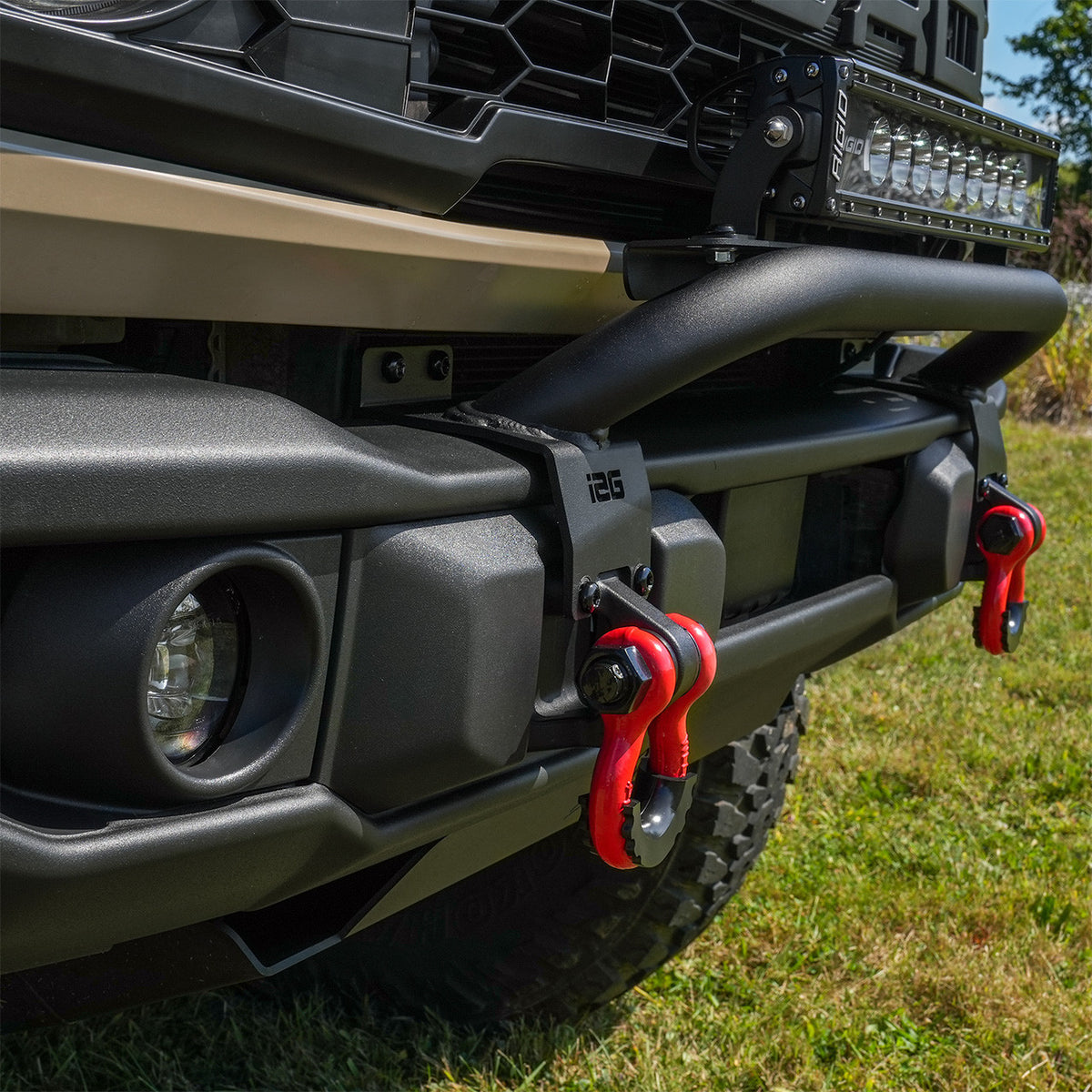 IAG Off-Road - IAG I-Line Front Recovery Shackles for 2021+ Ford Bronco - IAG-BDY-F3198