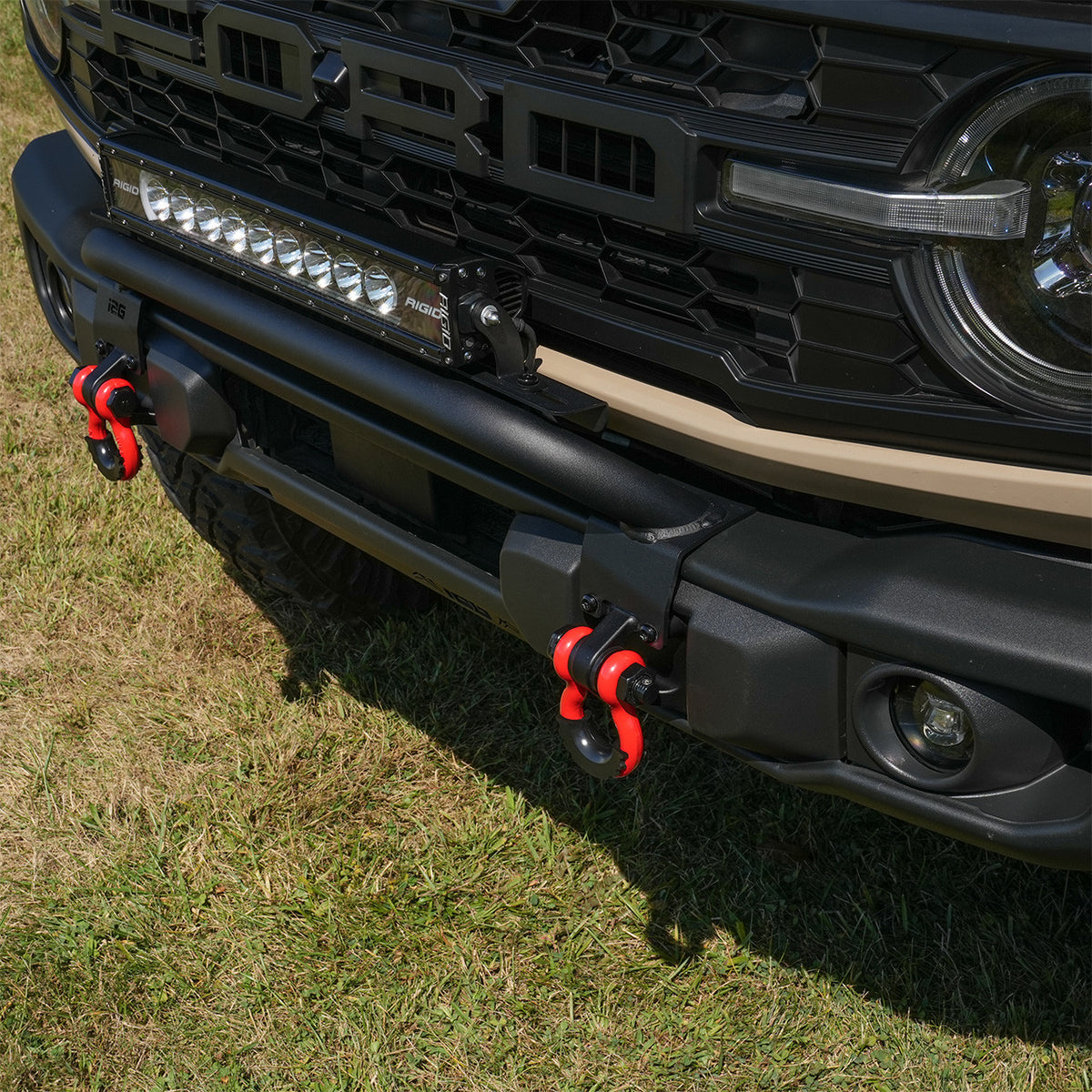 IAG Off-Road - IAG I-Line Front Recovery Shackles for 2021+ Ford Bronco - IAG-BDY-F3198