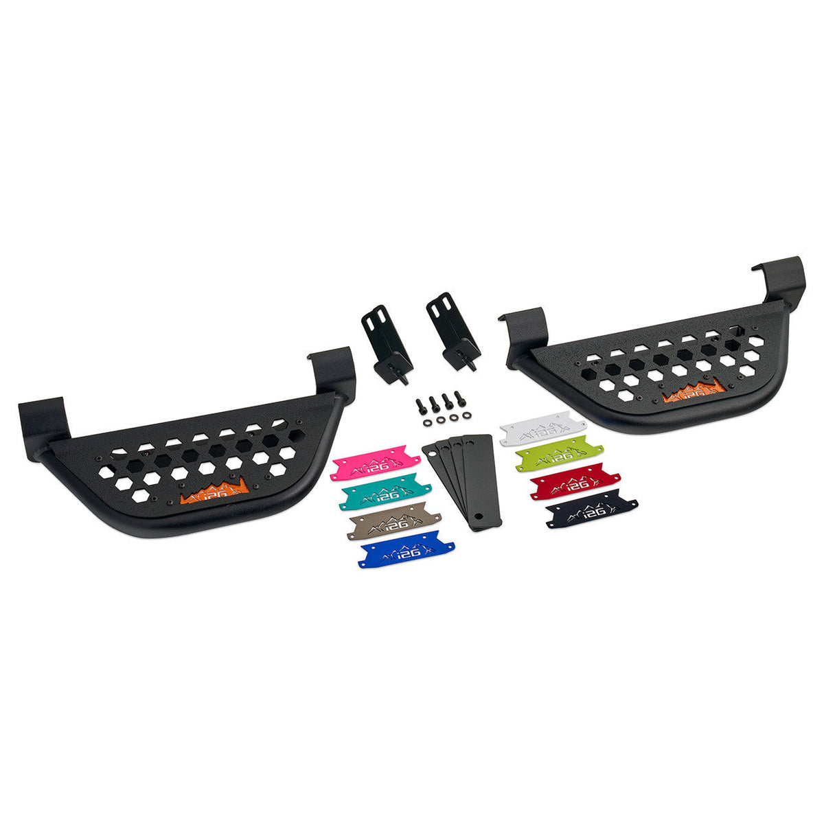 IAG EZ-Step Add-On (1 Pair) for 2018+ Jeep Wrangler 2 Door - IAG-BDY-J2101-OPT-02