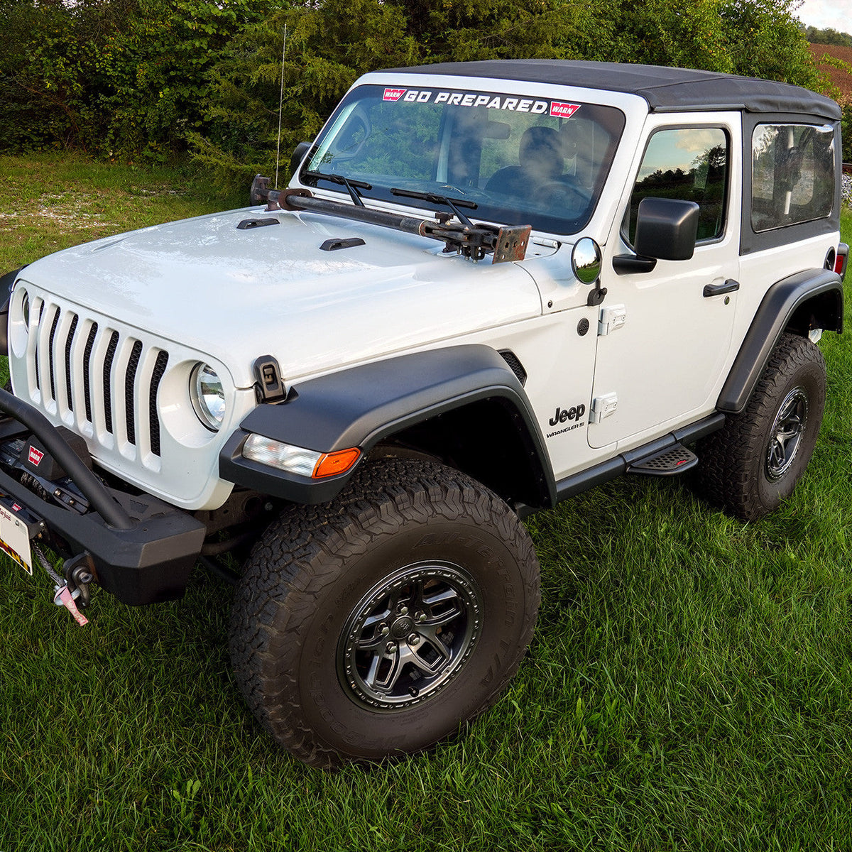IAG EZ-Step Add-On (1 Pair) for 2018+ Jeep Wrangler 2 Door - IAG-BDY-J2101-OPT-17