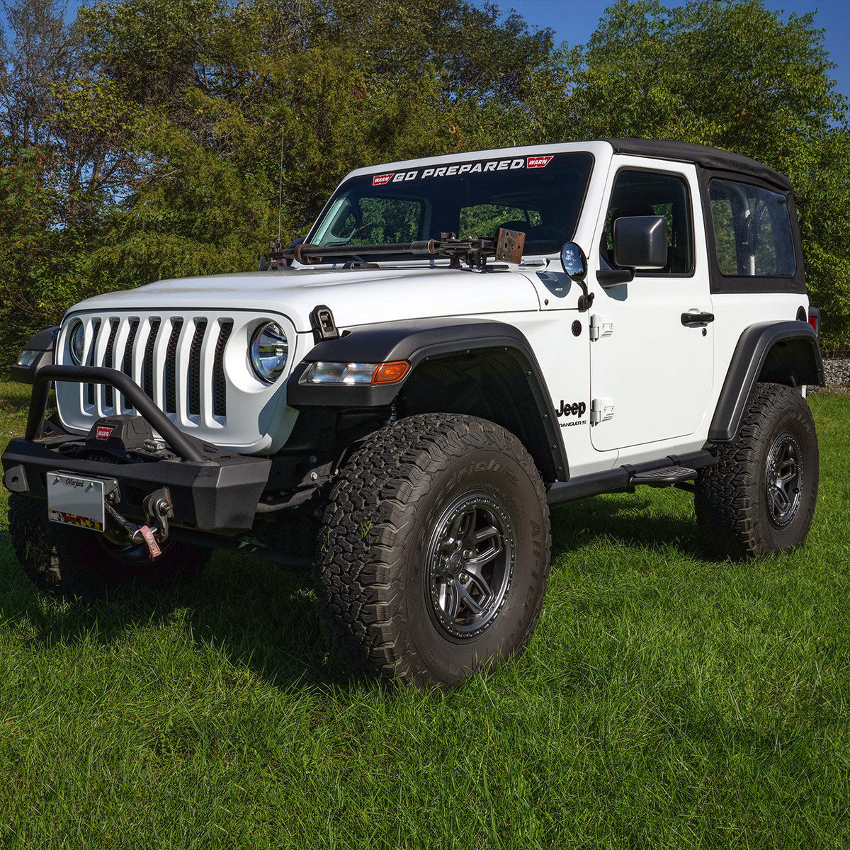 IAG EZ-Step Add-On (1 Pair) for 2018+ Jeep Wrangler 2 Door - IAG-BDY-J2101-OPT-19