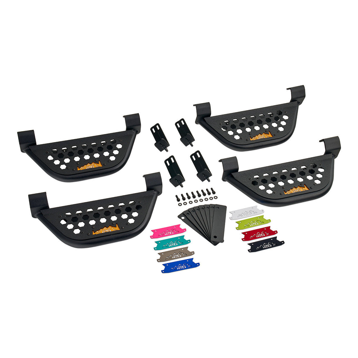 IAG EZ-Step Add-On (2 Pair) for 2018+ Jeep Wrangler 4 Door / 2020+ Gla - IAG-BDY-J2102-OPT-02
