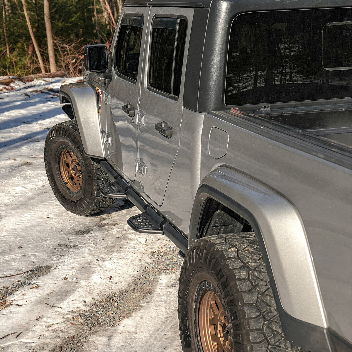 IAG EZ-Step Add-On (2 Pair) for 2018+ Jeep Wrangler 4 Door / 2020+ Gla - IAG-BDY-J2102-OPT-18